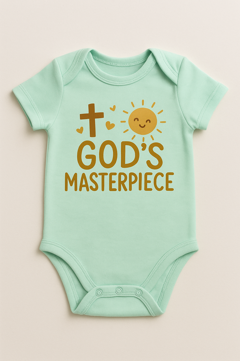 “God’s Masterpiece” Baby Onesie